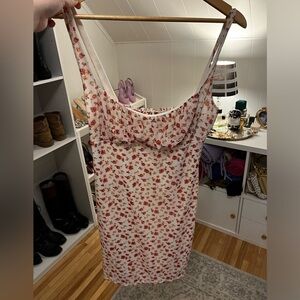 Rose Floral Mini Dress